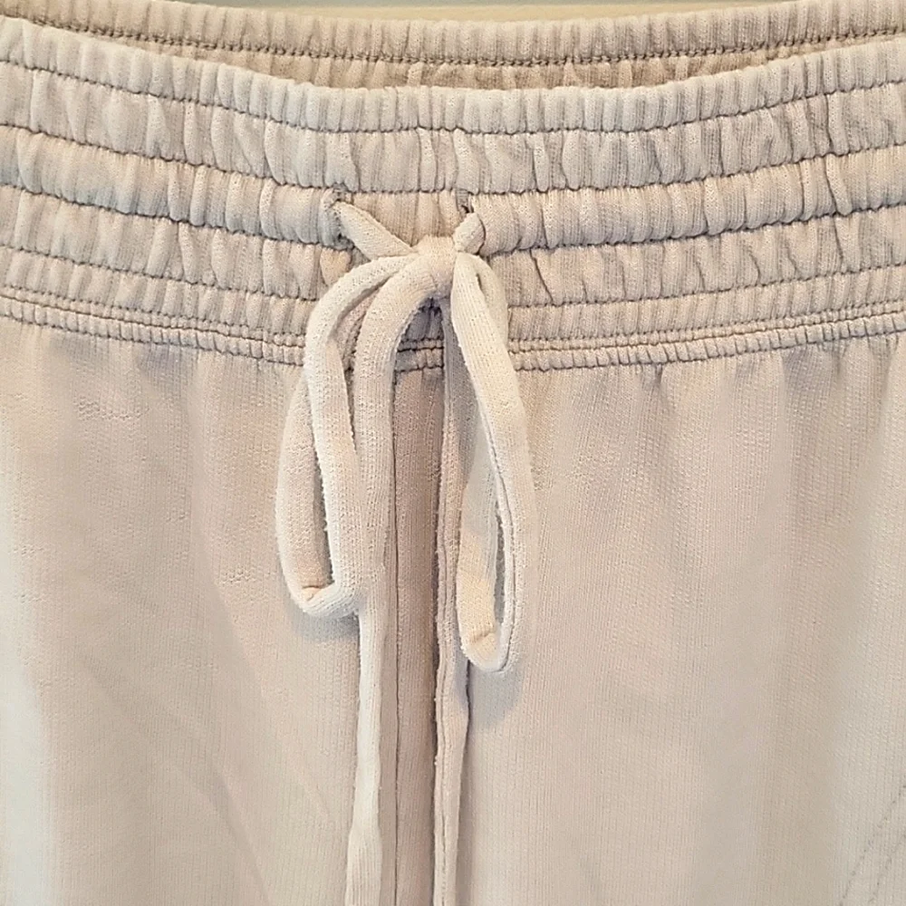 Free People Pale Blush Wide-Leg Drawstring Lounge Pants